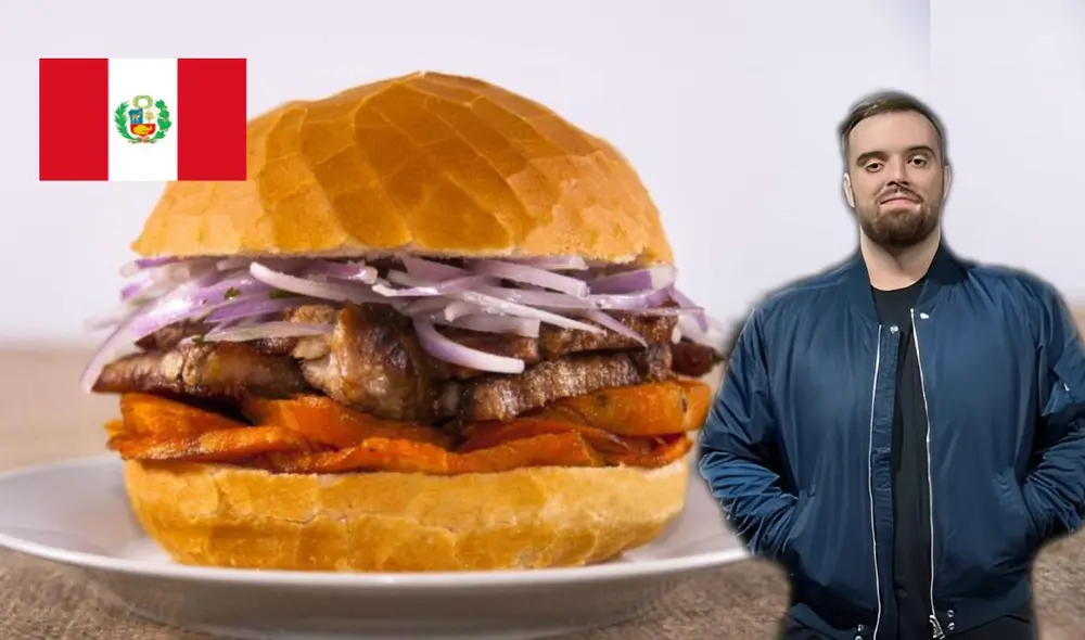 Pan con chicharrón del Perú compite en el 'Mundial de desayunos' creado por Ibai Llanos.