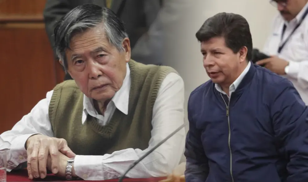 Pedro Castillo insistió en rechazar el juicio en su contra y recordó al exdictador Alberto Fujimori. Foto: composición LR Pedro Castillo insistió en rechazar el juicio en su contra y recordó al exdictador Alberto Fujimori. Foto: composición LR