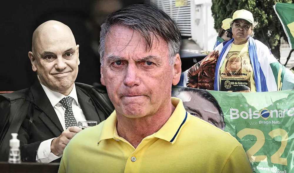 La fase final del juicio contra Jair Bolsonaro ha comenzado en Brasil, donde se le acusa de intentar un golpe de Estado. Foto: composición LR/AFP