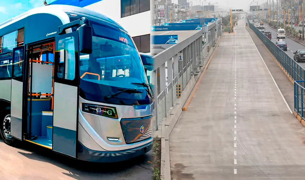 Los nuevos buses del metropolitano que no se implementaron por obras pendientes en las estaciones. Foto: Composición LR