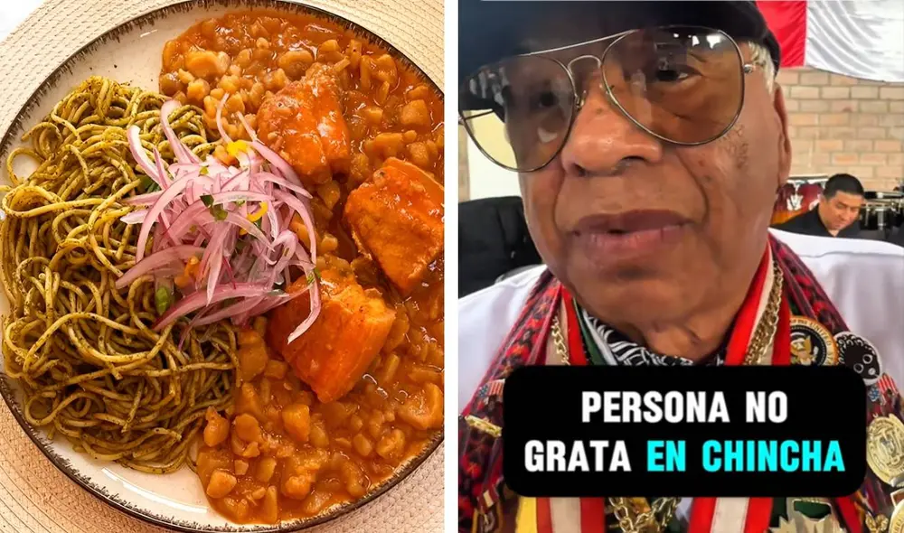 Don Pedrito aseguró que la carapulcra y la sopa seca no son de Chincha, sino que se originaron en Lima.