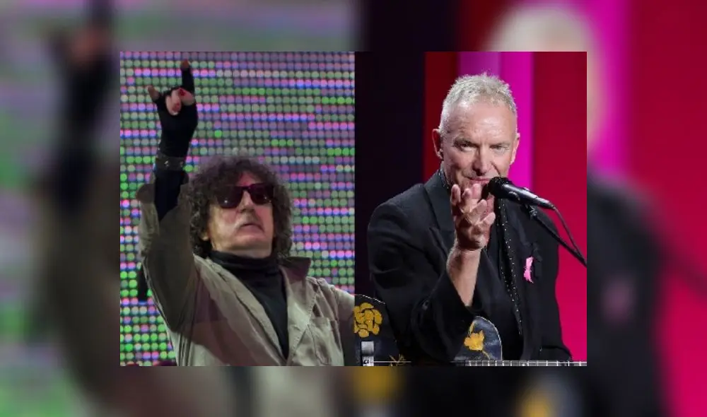 Charly García y Sting.