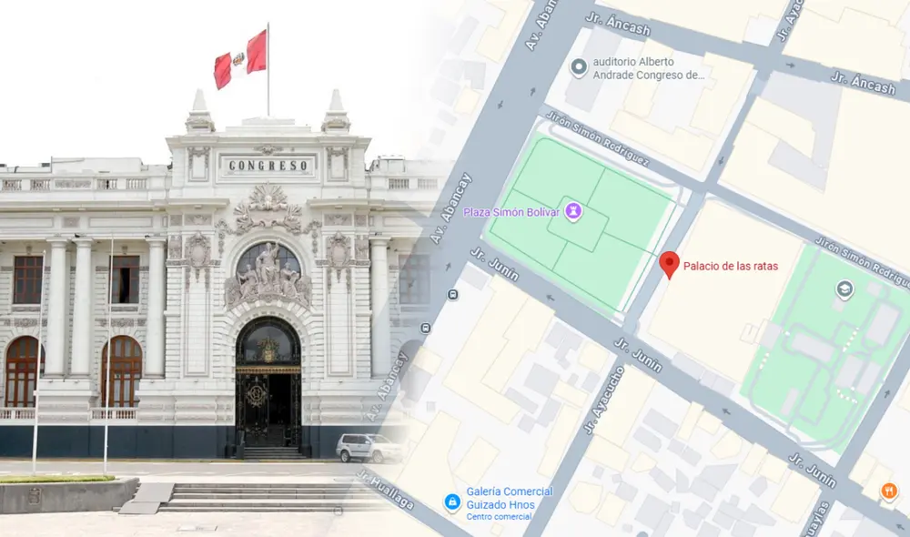 Internautas renombran el hemiciclo bajo el nombre "Palacio de las ratas". Foto: composición LR Internautas renombran el hemiciclo bajo el nombre "Palacio de las ratas". Foto: composición LR