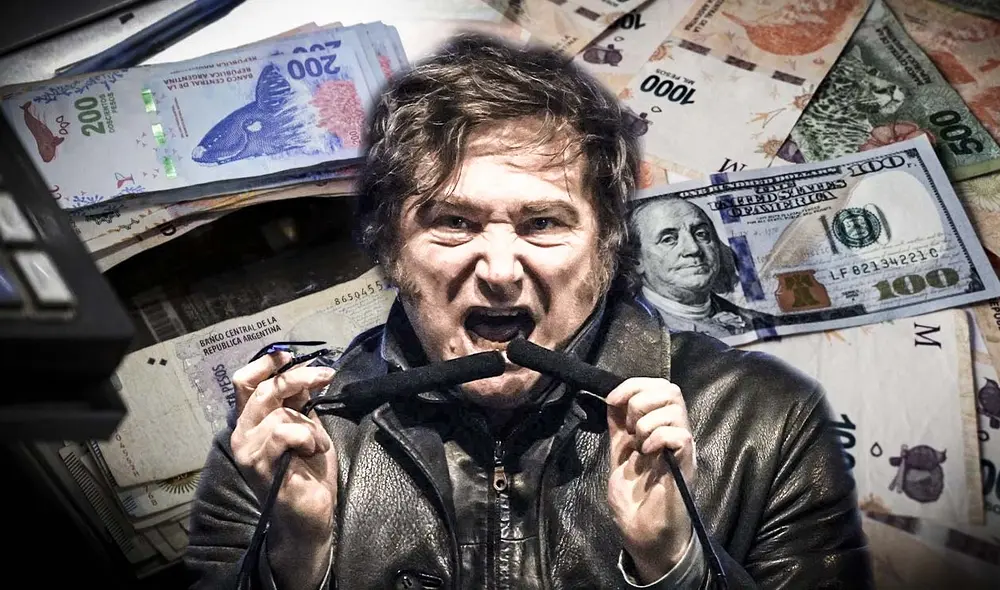 El Gobierno de Milei anunció el 2 de septiembre que el Tesoro intervendrá en el mercado cambiario para controlar el dólar, que alcanzó los $1.400, cerca de su límite de flotación. Foto: composición LR/AFP El Gobierno de Milei anunció el 2 de septiembre que el Tesoro intervendrá en el mercado cambiario para controlar el dólar, que alcanzó los $1.400, cerca de su límite de flotación. Foto: composición LR/AFP