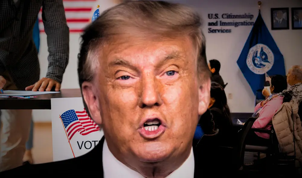 USCIS anuncia que inmigrantes serán deportados por Donald Trump si cometen fraude electoral.