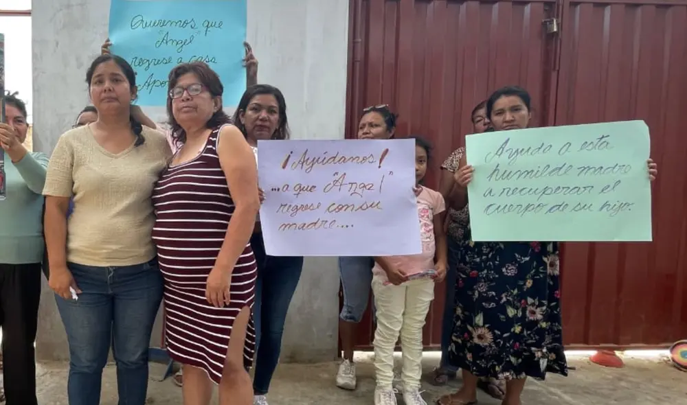 La madre de familia de Ángel Sandoval pidió ayuda para poder repatriar a su hijo desde España. La madre de familia de Ángel Sandoval pidió ayuda para poder repatriar a su hijo desde España.