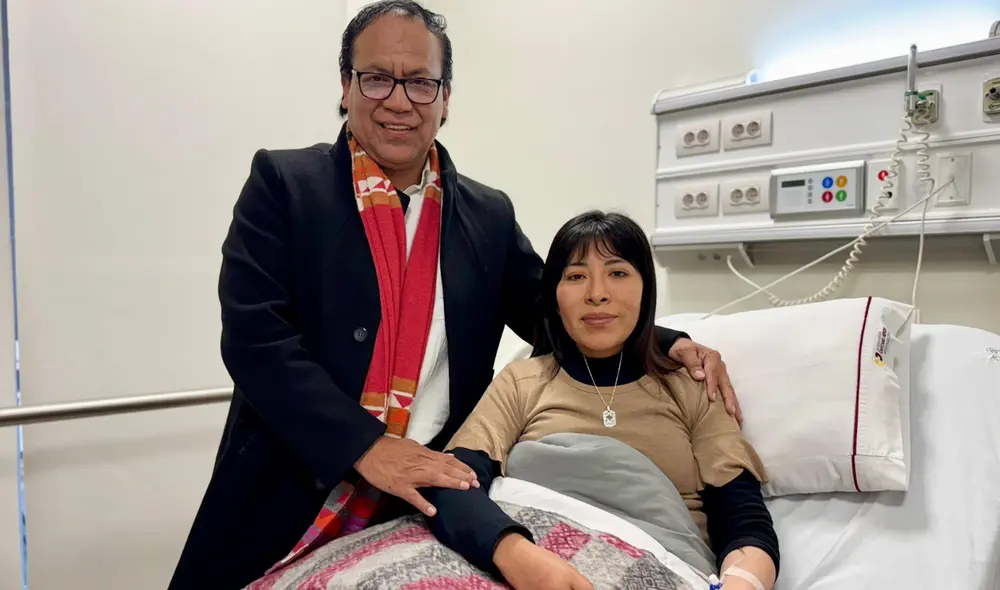 Betssy Chávez recibió su libertad internada en la clínica Cayetano Heredia. Foto: Difusión Betssy Chávez recibió su libertad internada en la clínica Cayetano Heredia. Foto: Difusión