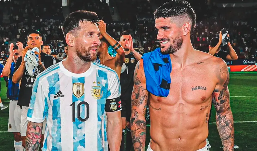 Rodrigo De Paul y Lionel Messi también son compañeros en el Inter Miami de la MLS. Foto: A24