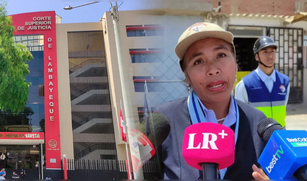 Castañeda Sánchez fue trasladada a la carceleta de la Corte Superior de Justicia de Lambayeque. Foto: Composición LR / Emmanuel Moreno, La República