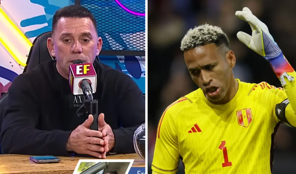 'Conejo' Rebosio fue criticó con Pedro Gallese tras derrota frente a Uruguay. Foto: composición LR/captura Estudio Fútbol/difusión