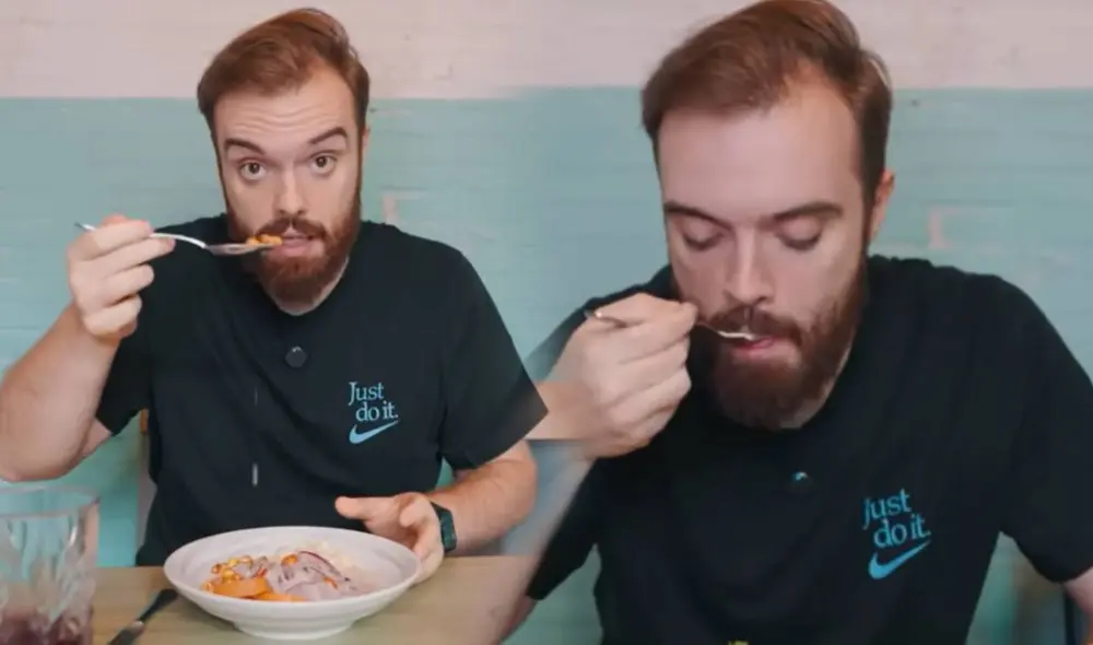 Streamer Ibai Llanos prueba el ceviche con tiradito y queda maravillado. Streamer Ibai Llanos prueba el ceviche con tiradito y queda maravillado.