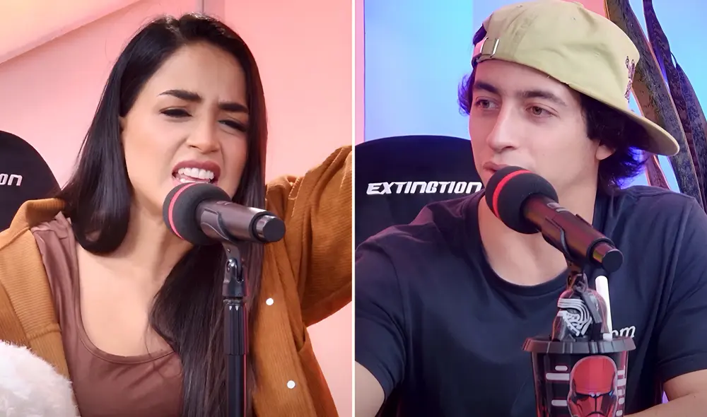 "Te comportas", arremetió chica reality en podcast.