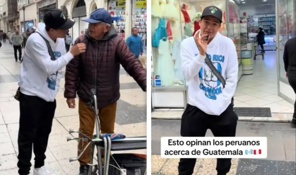 Joven guatemalteco quedó sorprendido al preguntar a los peruanos sobre qué saben de su país.