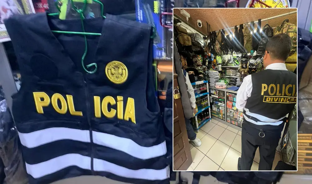 Son varios negocios en Arequipa que venden uniformes policiales. Foto: Mirelia Quispe - La República / PNP. Son varios negocios en Arequipa que venden uniformes policiales. Foto: Mirelia Quispe - La República / PNP.