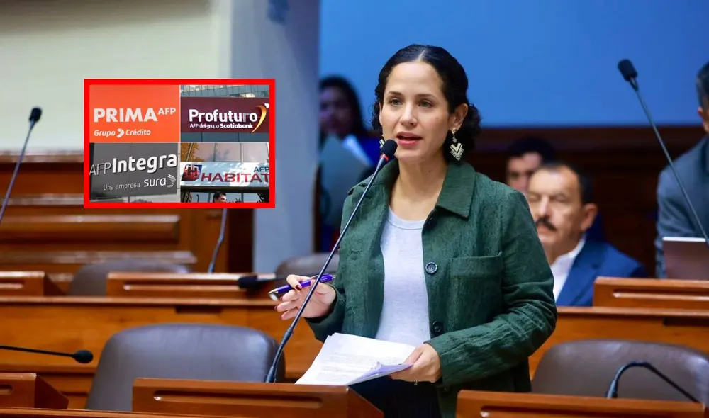 Para Sigrid Bazán, el reglamento de la reforma de pensiones consolida un modelo que solo asegura las ganancias de las AFP. Foto: Congreso