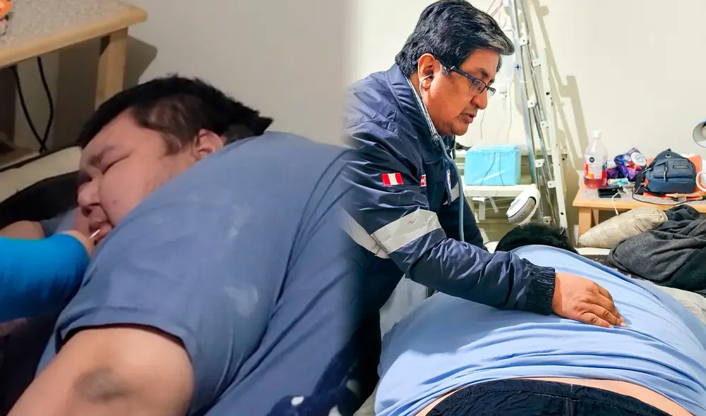 El joven ya se encuentra en el Hospital Dos de Mayo donde recibe atención médica. Foto: Composición LR/Kevinn García