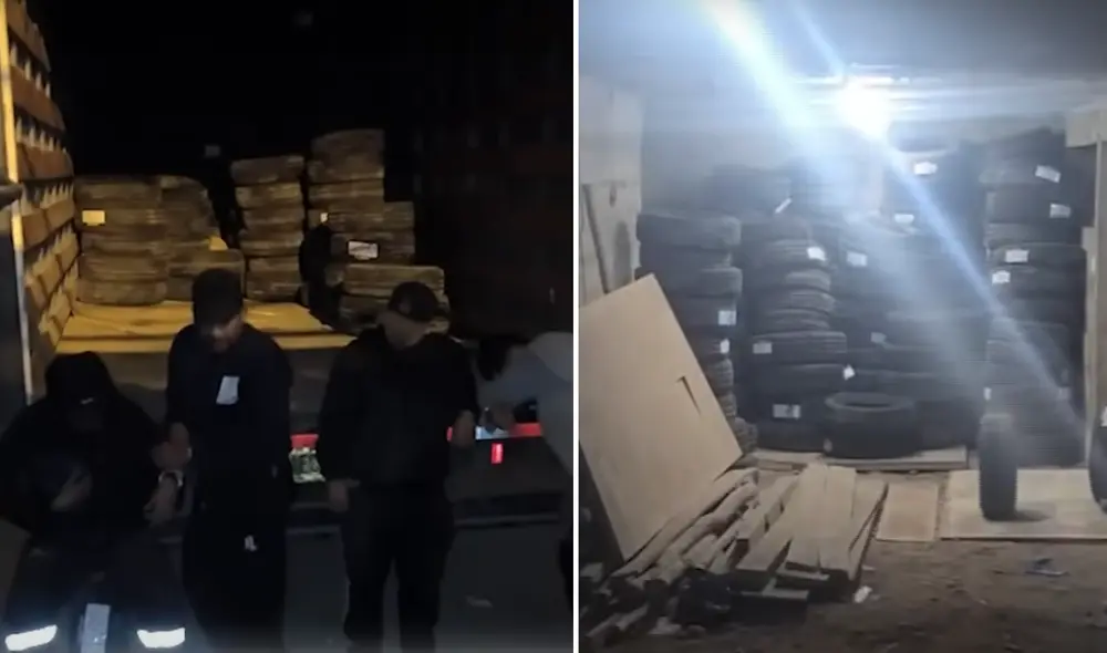 Sujetos usaban un casa como almacén clandestino. Foto: Composición LR/24 Horas