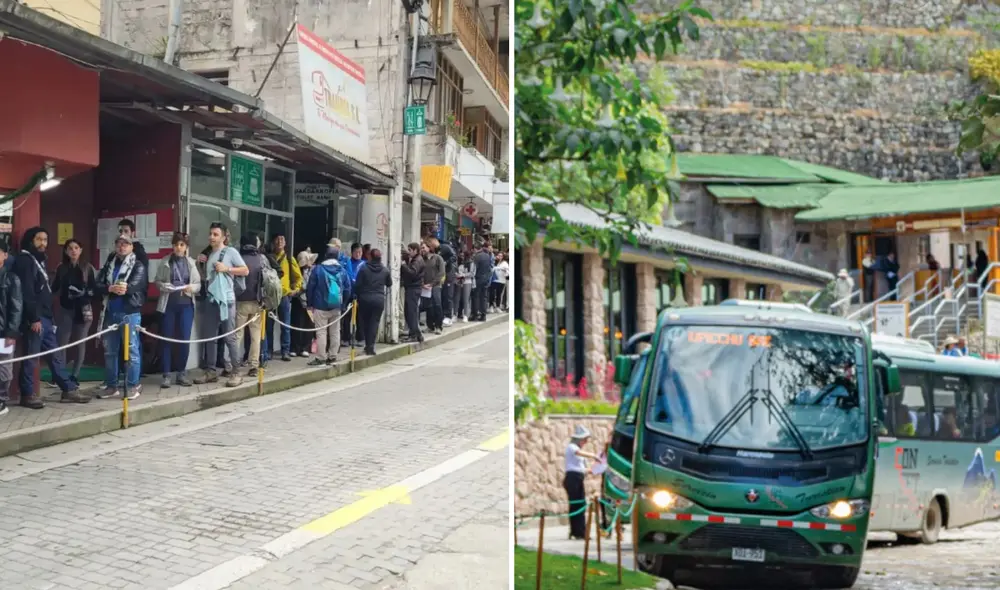 Turistas tienen que subir a pie por cese de operación de buses en ruta de Machu Picchu Turistas tienen que subir a pie por cese de operación de buses en ruta de Machu Picchu