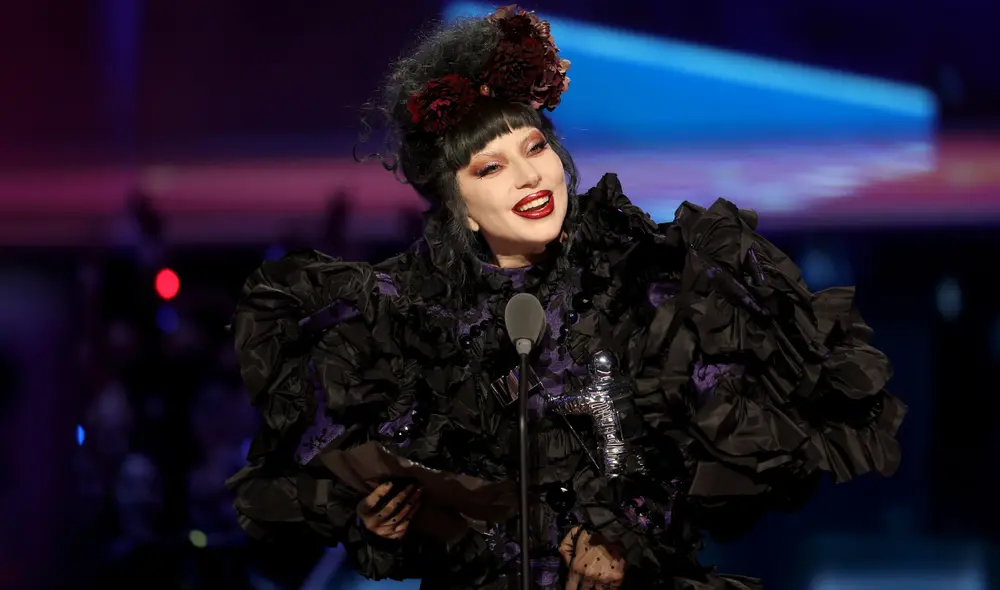 Lady Gaga fue la gran ganadora de la noche. Foto: MTv.