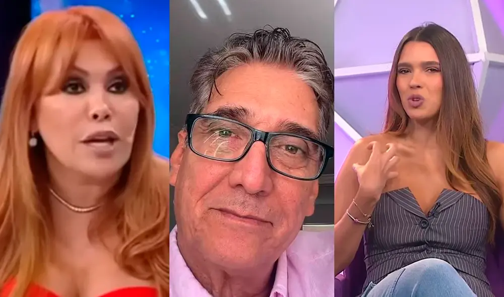 Conductores del programa venezolano 'La bomba' criticaron duramente a Magaly Medina por sus calificativos contra Guillermo Dávila. Foto: Composición LR/YouTuve/Instagram.