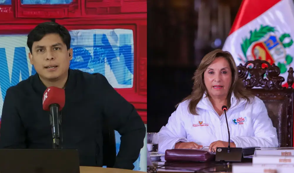 Curwen se refirió a la política peruana en su primer programa en La República. Foto: Composición/LR