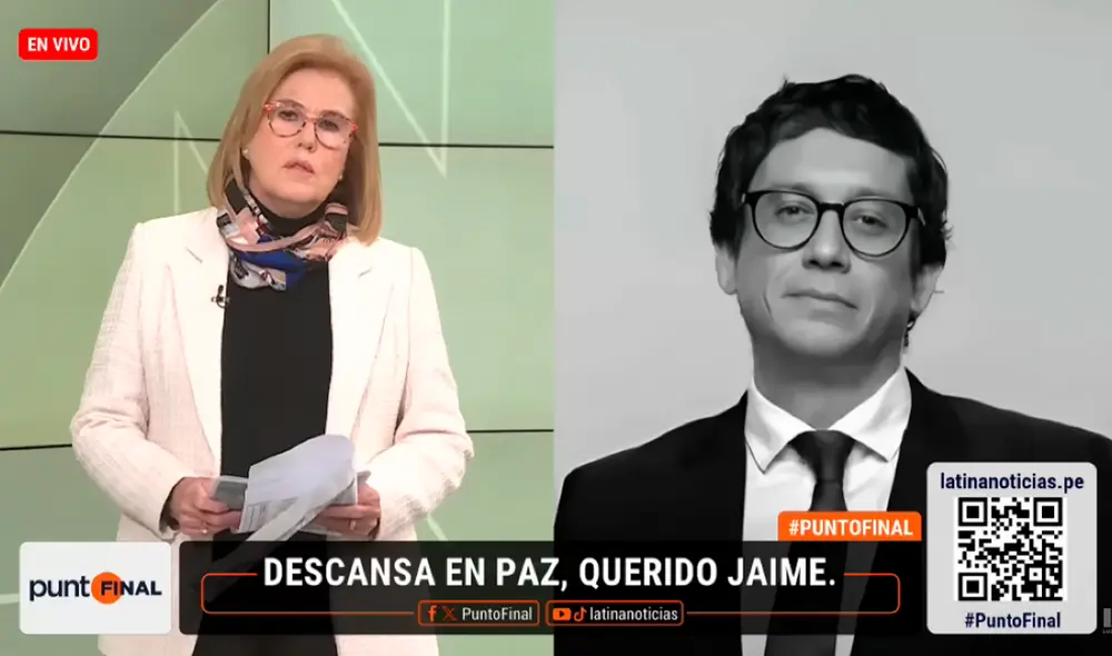 Mónica Delta se mostró consternada por la pronta partida de Jaime Chincha. Foto: captura/Latina