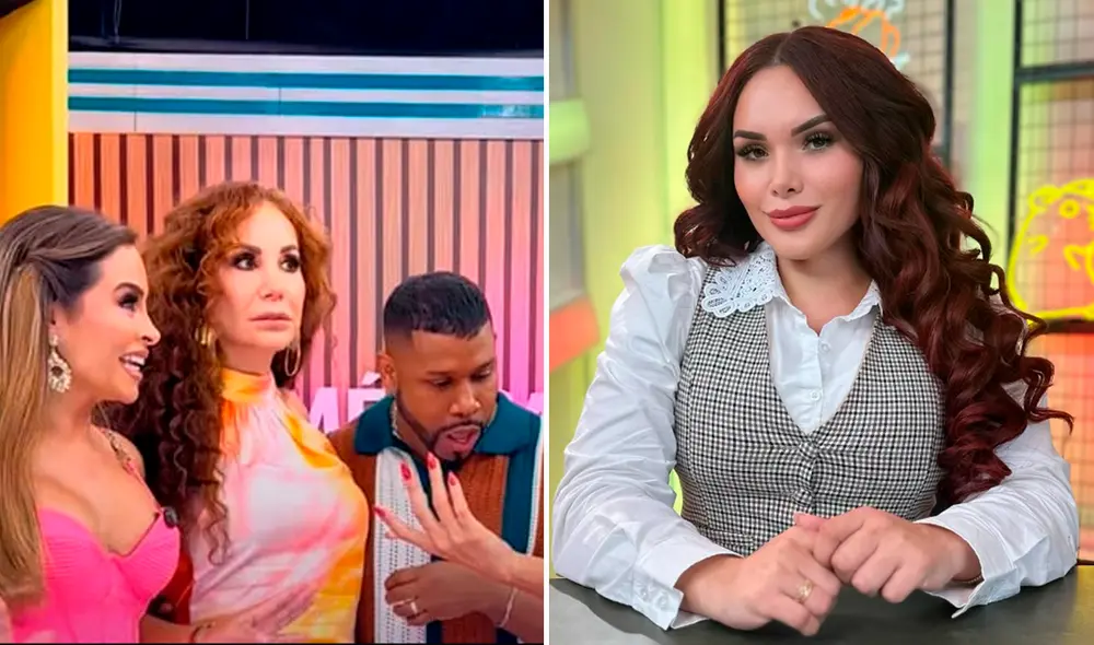 Génesis Tapia cuenta con 33 años y tiene 5 hijos. Foto: Composición LR/América TV/Instagram.