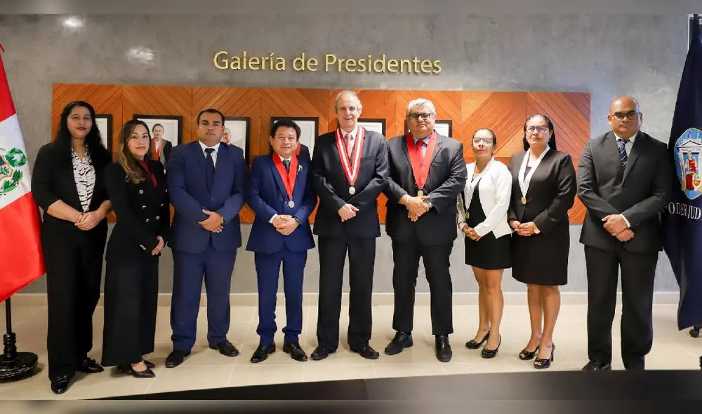 Durante su visita, Bustamante se reunió con autoridades judiciales de Sullana. Fuente: Difusión.