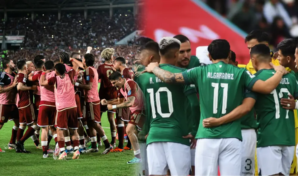 Solo Venezuela y Bolivia pelean por algo en esta última fecha de eliminatorias. Foto: composición LR/La Vinotinto/La Verde:fbf