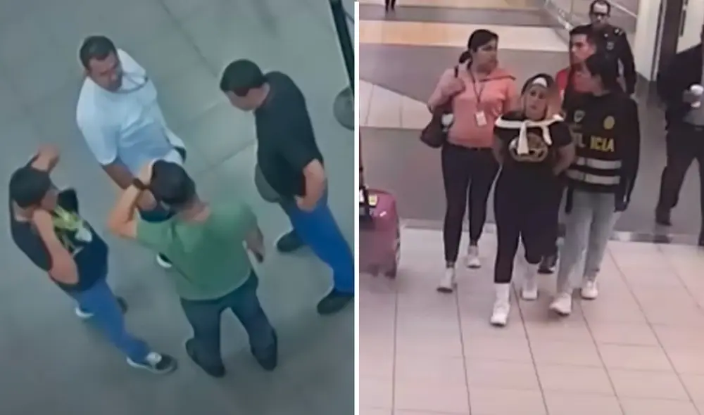 Dos efectivos policiales estarían involucrados en la red de narcotráfico en el aeropuerto internacional Jorge Chávez. Foto: Composición LR/PuntoFinal