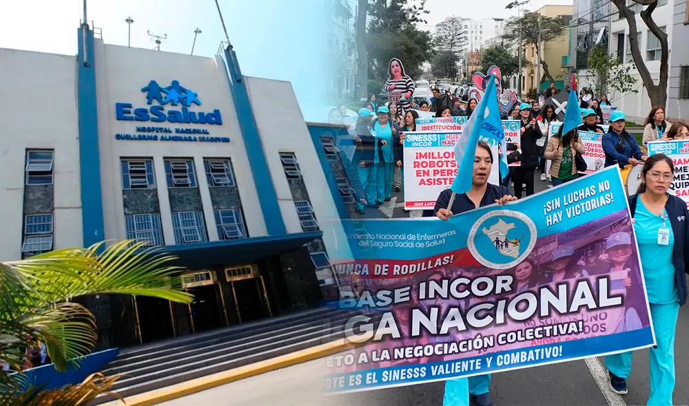 Huelga de enfermeras moviliza a 60.000 trabajadores y afecta atención no crítica