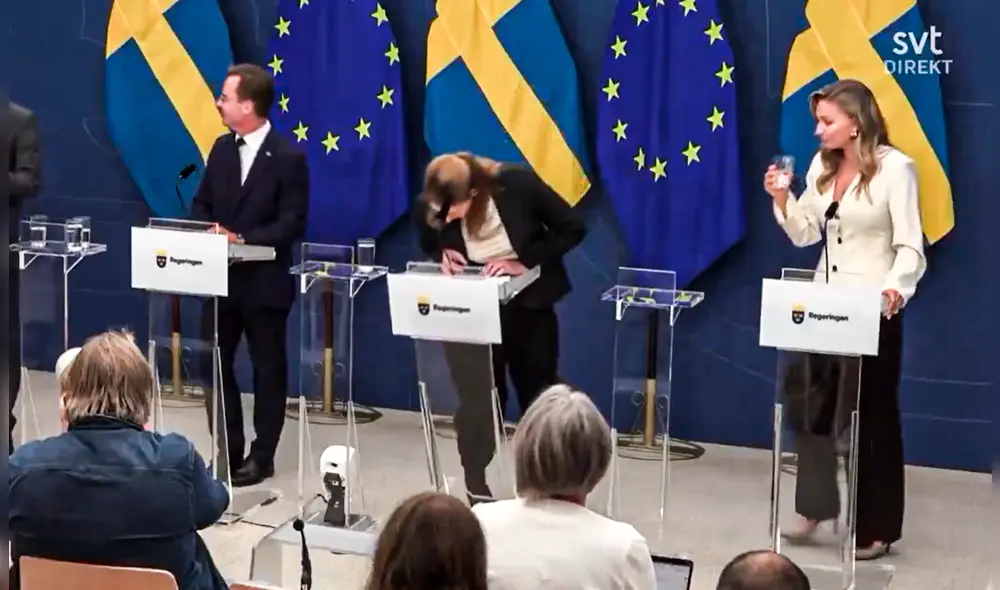 La situación ocurrió momentos después de que Lann expusiera los principales lineamientos de su futura gestión en el Ministerio de Salud. Foto: X/RT. La situación ocurrió momentos después de que Lann expusiera los principales lineamientos de su futura gestión en el Ministerio de Salud. Foto: X/RT.