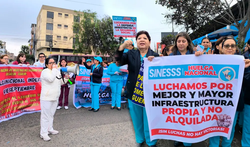 Miles de trabajadores de la salud acataron la huelga y paralizaronla atención ambulatoria.