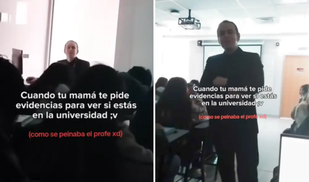 El profesor aceptó grabar el video de la joven llevándose el cariño en TikTok.