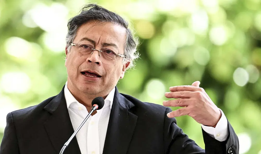 El presidente colombiano, Gustavo Petro, criticó el despliegue militar de EE. UU. en el Caribe. Foto: AFP