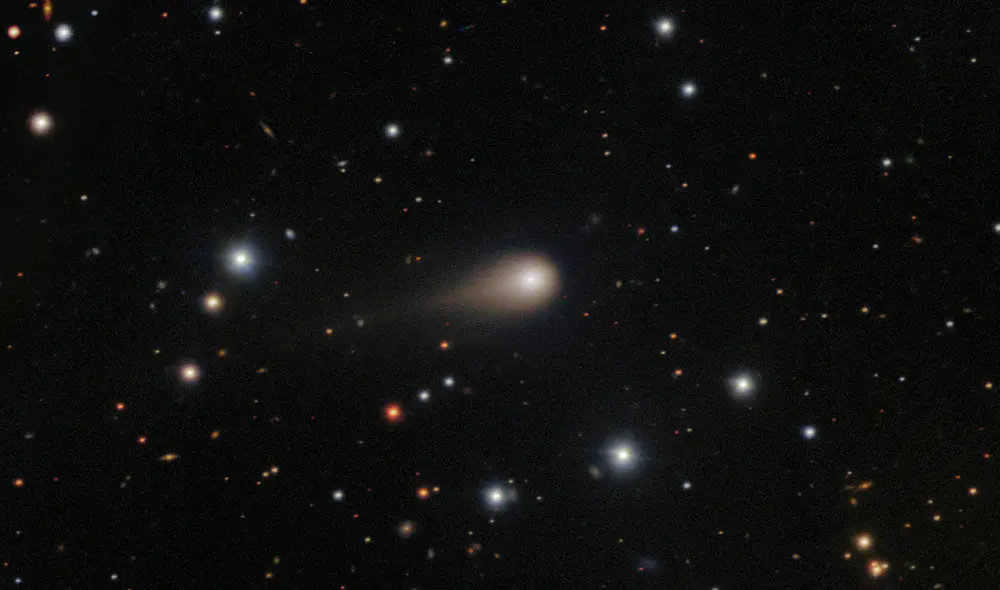 El telescopio Gemini de Chile obtuvo nuevas imágenes del cometa 3I/ATLAS. Foto: NOIRLab