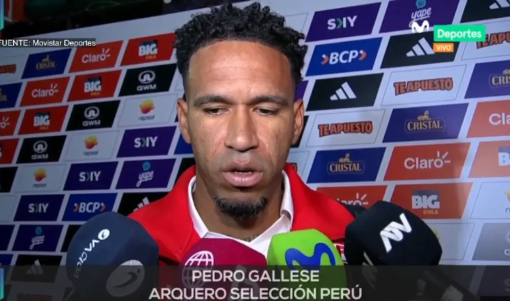 Pedro Gallese fue titular en la derrota de Perú ante Paraguay. Foto: captura de Movistar Deportes Pedro Gallese fue titular en la derrota de Perú ante Paraguay. Foto: captura de Movistar Deportes