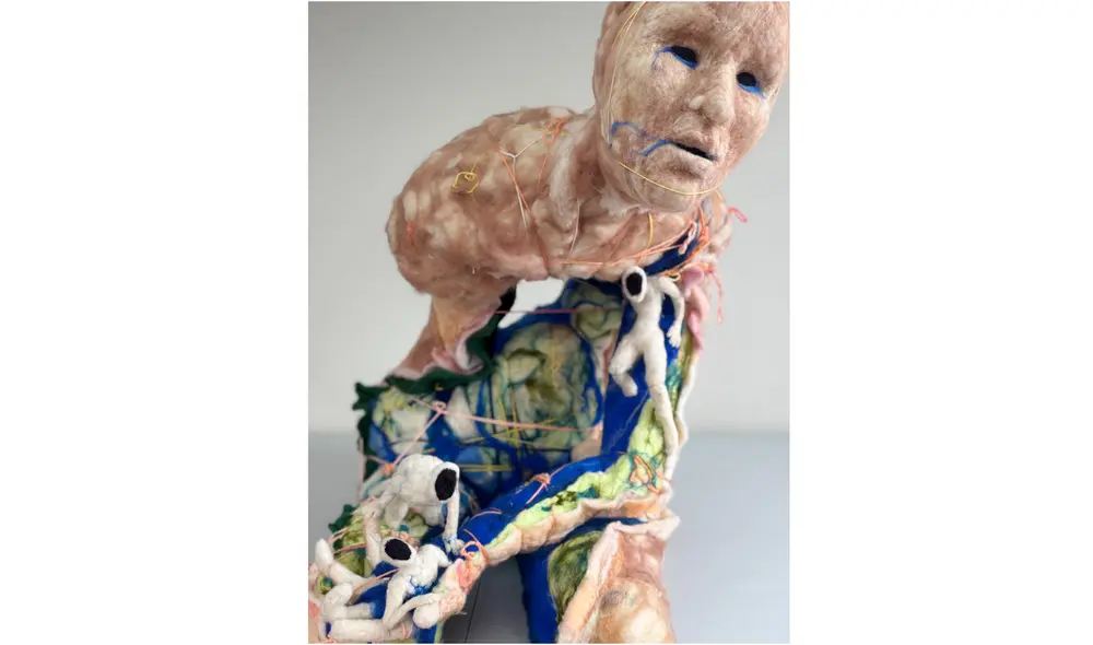 "Llorando mares" de María Abaddon. Imagen: Difusión.