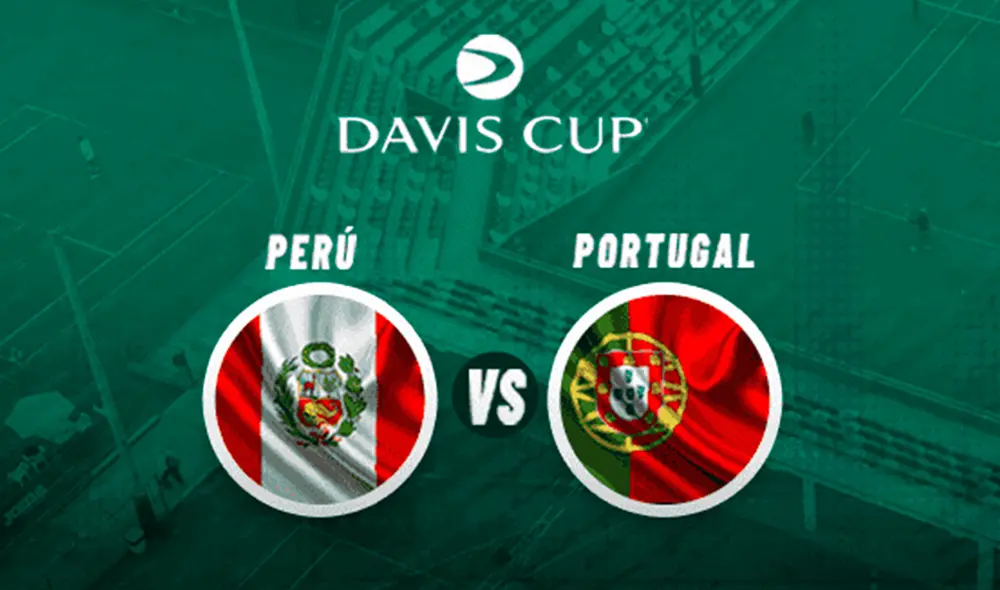 Perú juega esta Copa Davis con 4 jugadores, mientras que Portugal llegó con 5 tenistas. Foto: ITF