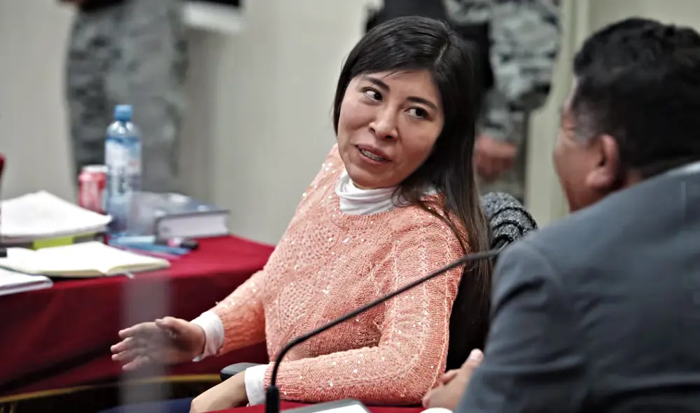 Betssy Chávez no podrá salir del país hasta septiembre del proxímo año. Foto: difusión