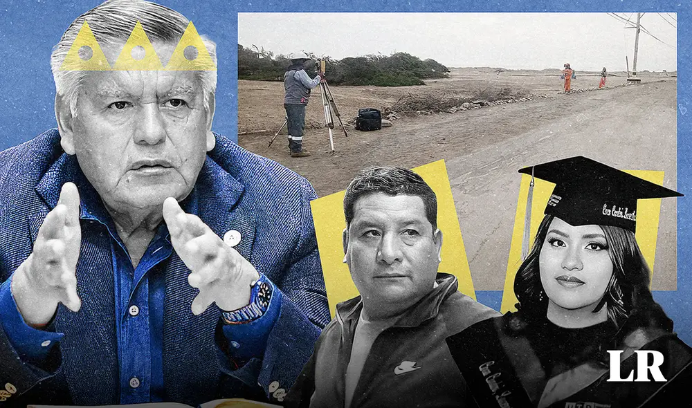 El gobernador regional César Acuña concedió dos contratos por S/315 millones a la empresa de Lucero Coca y su padre Juan Coca. Pero solo ha anulado uno: Huanchaco. Foto: composición LR/Ricardo Cervera