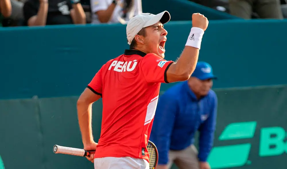 Gonzalo Bueno es el segundo mejor tenista del equipo peruano. Foto: Federación Peruana de Tenis