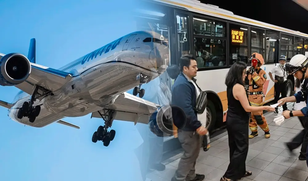 Un vuelo de United Airlines, de Japón a Filipinas, tuvo que evacuar a sus pasajeros debido a un riesgo de incendio.