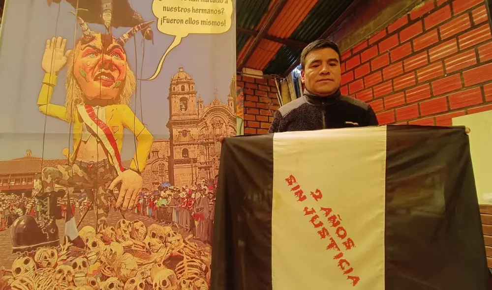 Rául Samillán preside la Asociación de Mártires y Víctimas del 9 de Enero. Foto: Liubomir Fernández - La República.