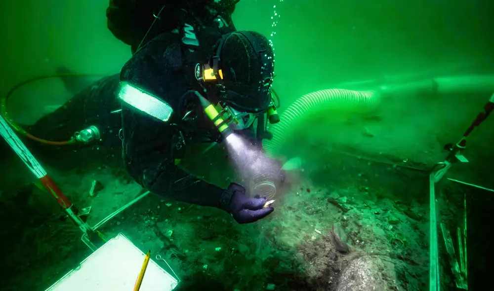 Una expedición arqueológica descubrió un asentamiento de la Edad de Piedra sumergida y bien preservada. Foto: Global News