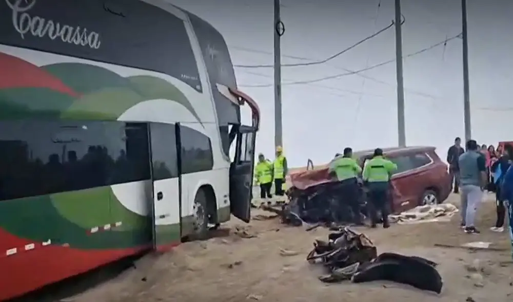 Policía Nacional y Fiscalía investiga accidente en Chimbote.