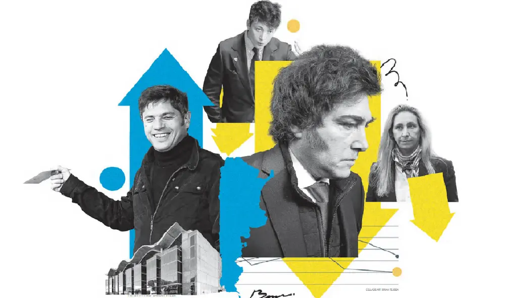 La derrota de Milei ante el peronismo evidenció desconfianza en encuestas y un aumento de la abstención. Foto: COLLAGE ART BRIAN TEJEDA