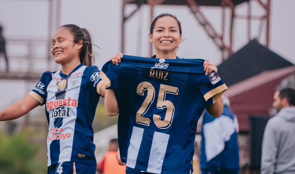 Adriana Lúcar marcó el segundo gol de Alianza Lima ante Universitario. Foto: X/Alianza Lima