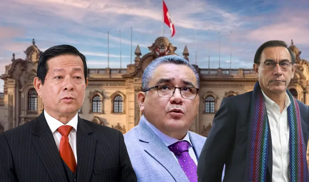 Martín Vizcarra se pronunció por la difusión de audios que involucran al primer ministro y el titular de Justicia. Foto: Composición/LR