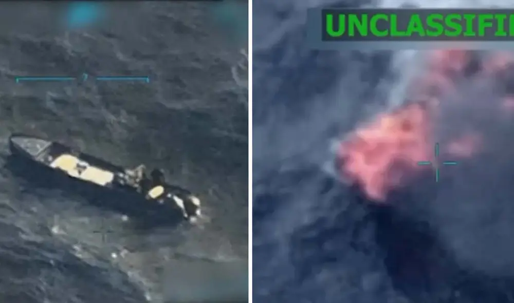 Estados Unidos lanzó un ataque contra una lancha y mató a tres personas a bordo en el Caribe. Foto: composición LR/Truth Social Estados Unidos lanzó un ataque contra una lancha y mató a tres personas a bordo en el Caribe. Foto: composición LR/Truth Social